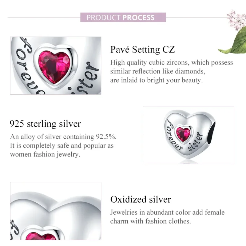 (imagine pentru) Pandora Style Argint Charm Dragoste Veșnică - SCC1835 - Vizualizare 8