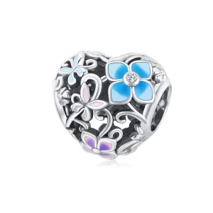 (imagine pentru) Pandora Style Charm cu Flori și Fluturi din Argint - SCC1836