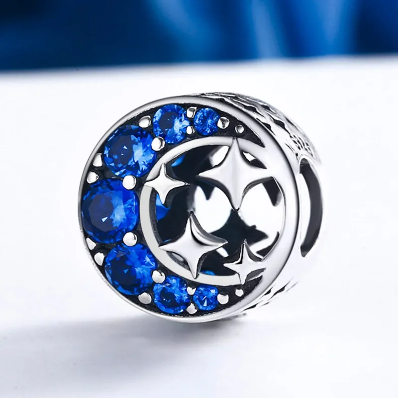 (imagine pentru) Pandora Style Farmec din Argint Stea Lună Mit - SCC184 - Vizualizare 3