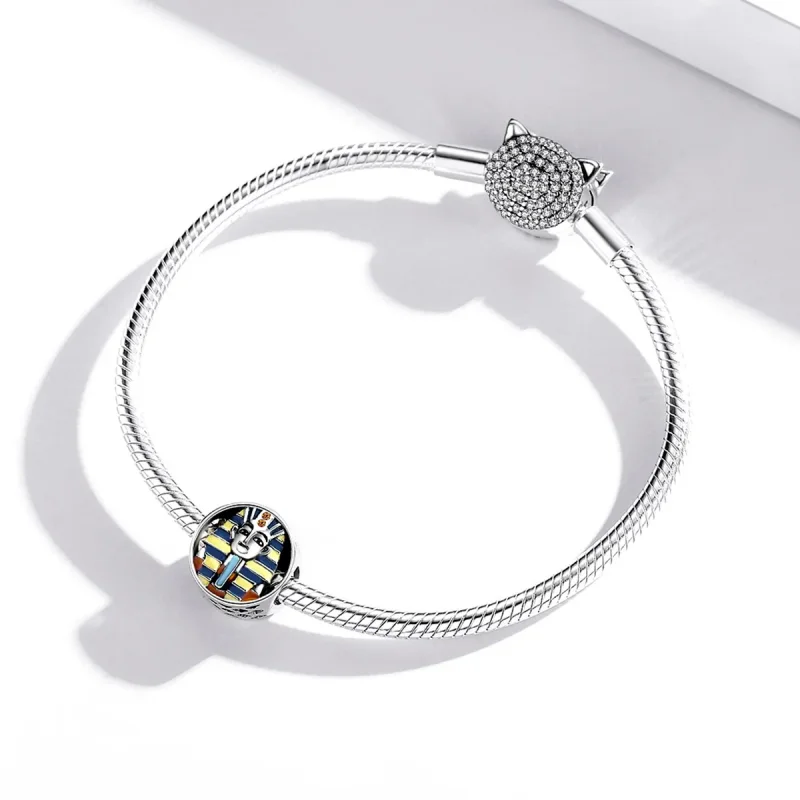 (imagine pentru) Pandora Style Egypt - Faraon Charm - SCC1858 Argint - Vizualizare 3