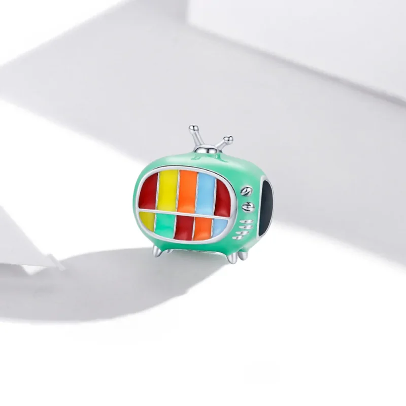 (imagine pentru) Pandora Style Mini Charm de Televizor Color din Argint - SCC1861 - Vizualizare 2