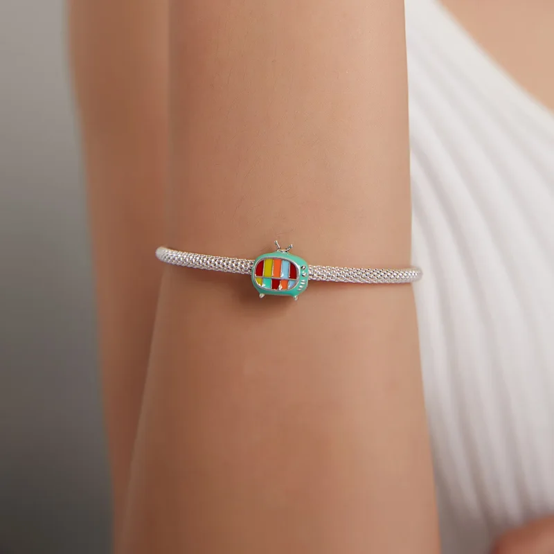 (imagine pentru) Pandora Style Mini Charm de Televizor Color din Argint - SCC1861 - Vizualizare 5