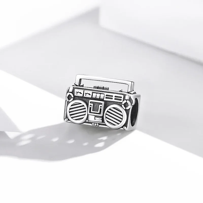 (imagine pentru) Pandora Stil Pandantiv cu Radio Vintage din Argint - SCC1873 - Vizualizare 2