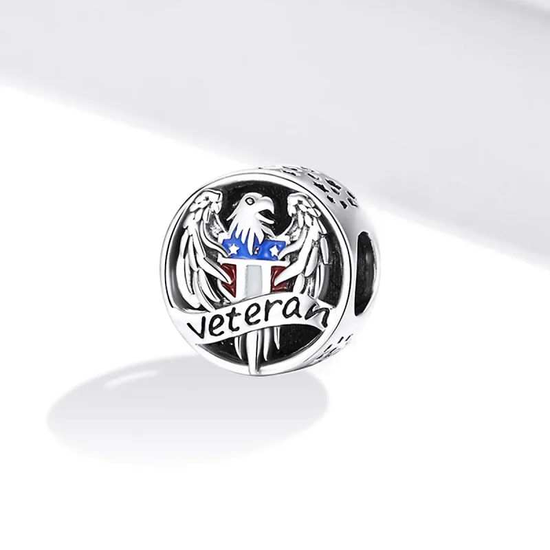 (imagine pentru) Pandora Style Charm Veteran Argint - SCC1885 - Vizualizare 2