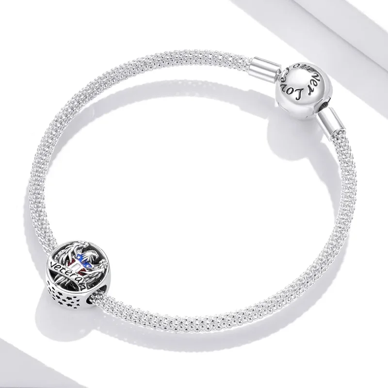 (imagine pentru) Pandora Style Charm Veteran Argint - SCC1885 - Vizualizare 3
