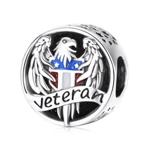 (imagine pentru) Pandora Style Charm Veteran Argint - SCC1885