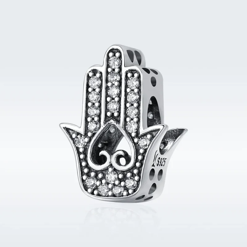 (imagine pentru) Pandora Style Charm de Hamsa Argint - SCC225 - Vizualizare 2