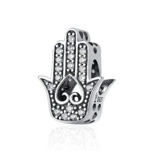 (imagine pentru) Pandora Style Charm de Hamsa Argint - SCC225