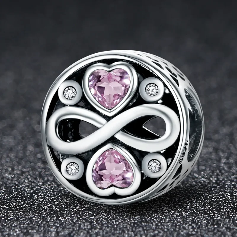 (imagine pentru) Pandora Style Charm de Argint Iubirea Durează - SCC240 - Vizualizare 2
