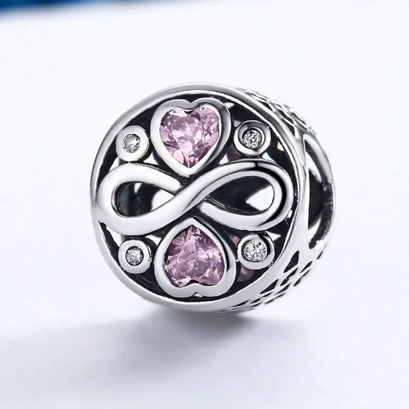 (imagine pentru) Pandora Style Charm de Argint Iubirea Durează - SCC240 - Vizualizare 3
