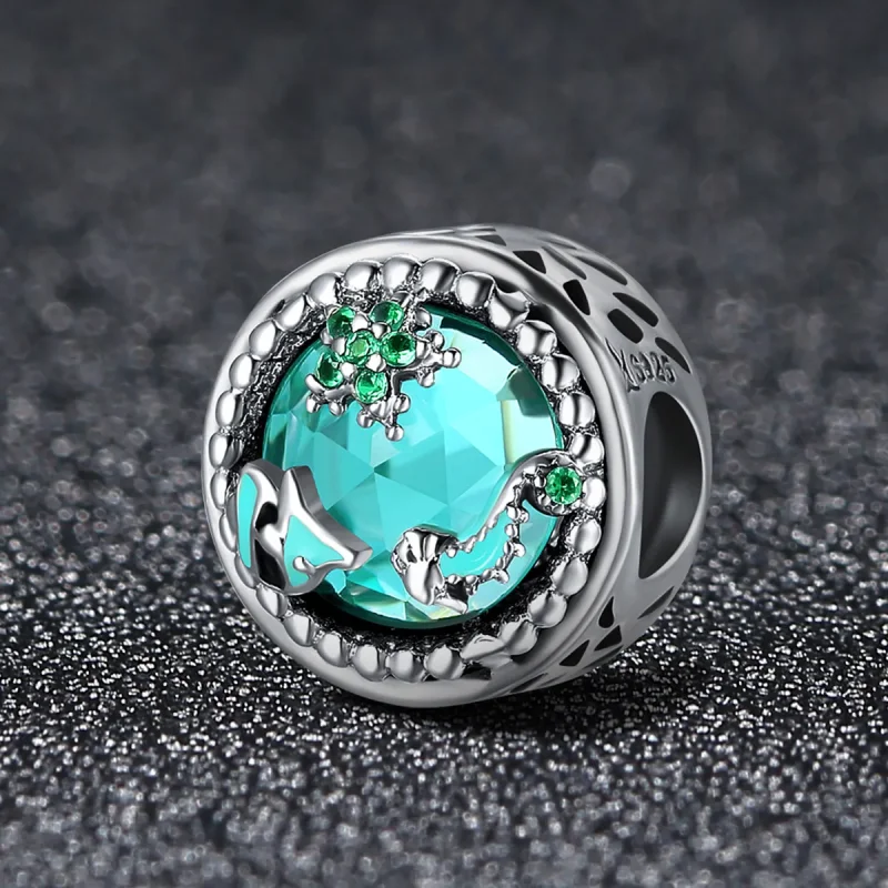 (imagine pentru) Pandora Style Charm din Argint cu Stele Strălucitoare - SCC246 - Vizualizare 3