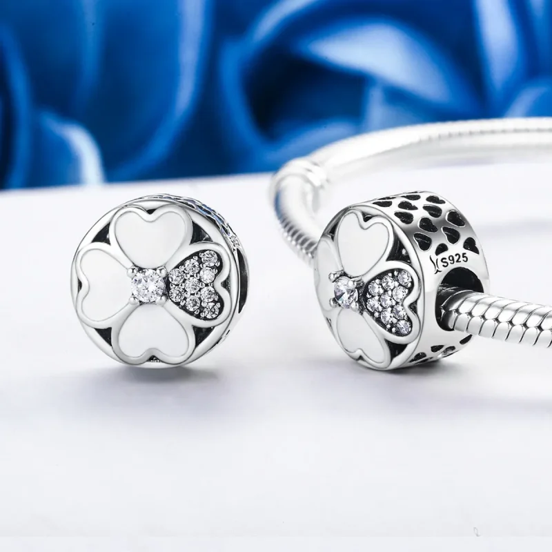 (imagine pentru) Pandora Style Charm de Argint Petale Fericite - SCC250 - Vizualizare 4