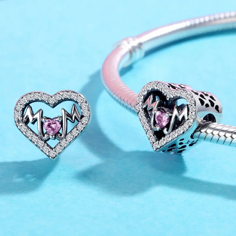 (imagine pentru) Pandora Style Charm de Argint pentru Mama - SCC395 - Vizualizare 4