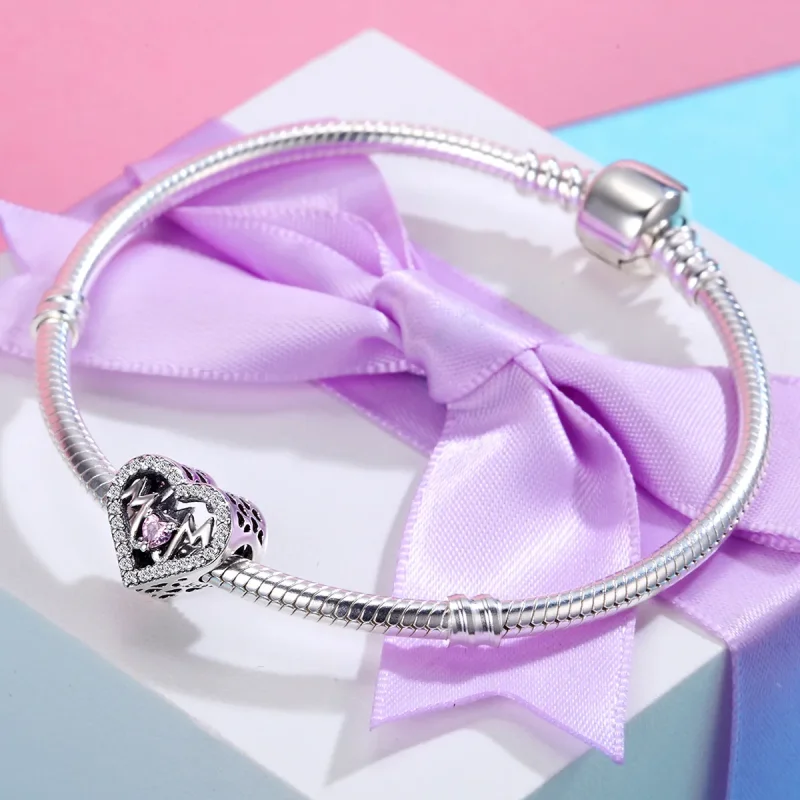 (imagine pentru) Pandora Style Charm de Argint pentru Mama - SCC395 - Vizualizare 5