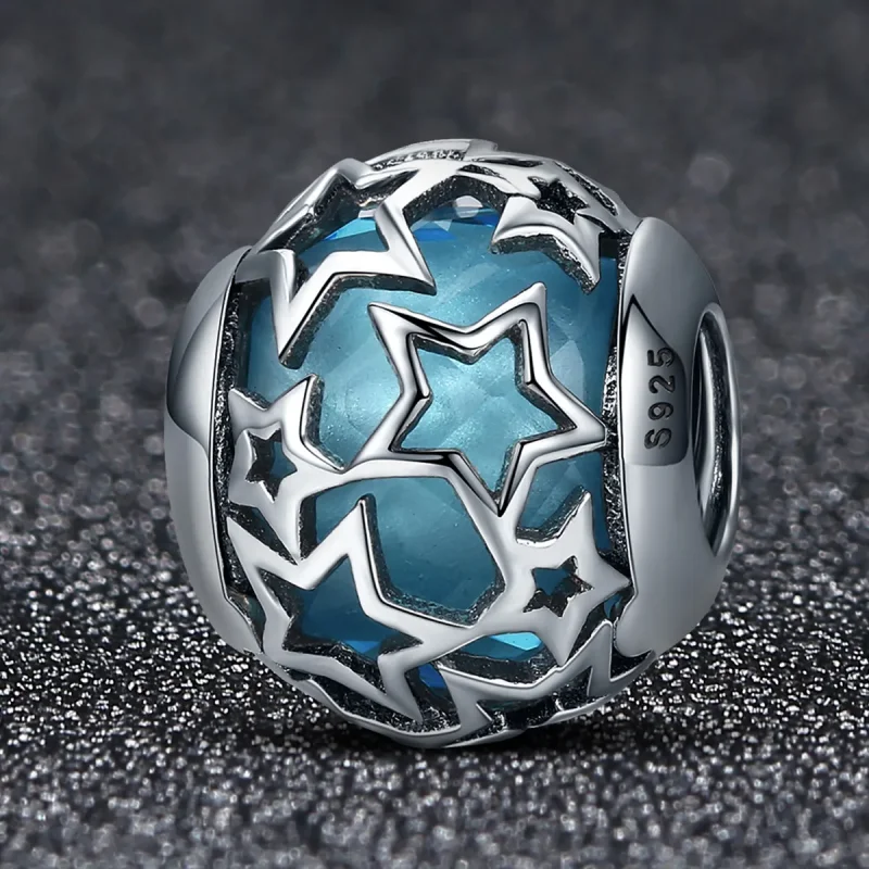 (imagine pentru) Pandora Style Charm cu Stele din Argint - SCC411 - Vizualizare 2