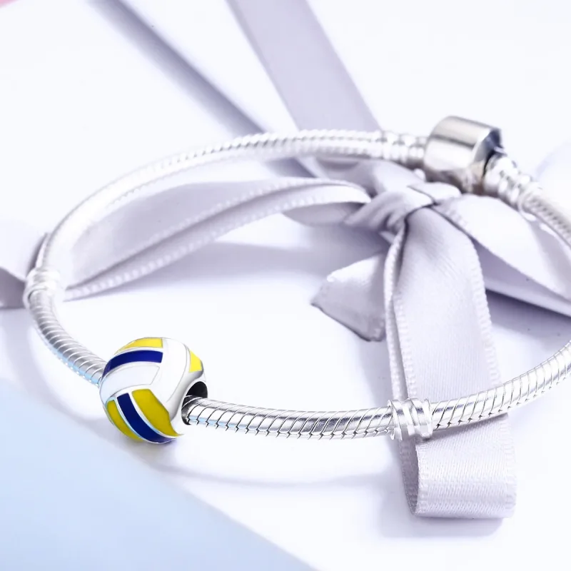 (imagine pentru) Pandora Style Minge de Plajă Argintiu Charm - SCC448 - Vizualizare 5