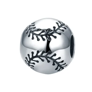(imagine pentru) Pandora Style Baseball Pasiune Charm Argint - SCC449
