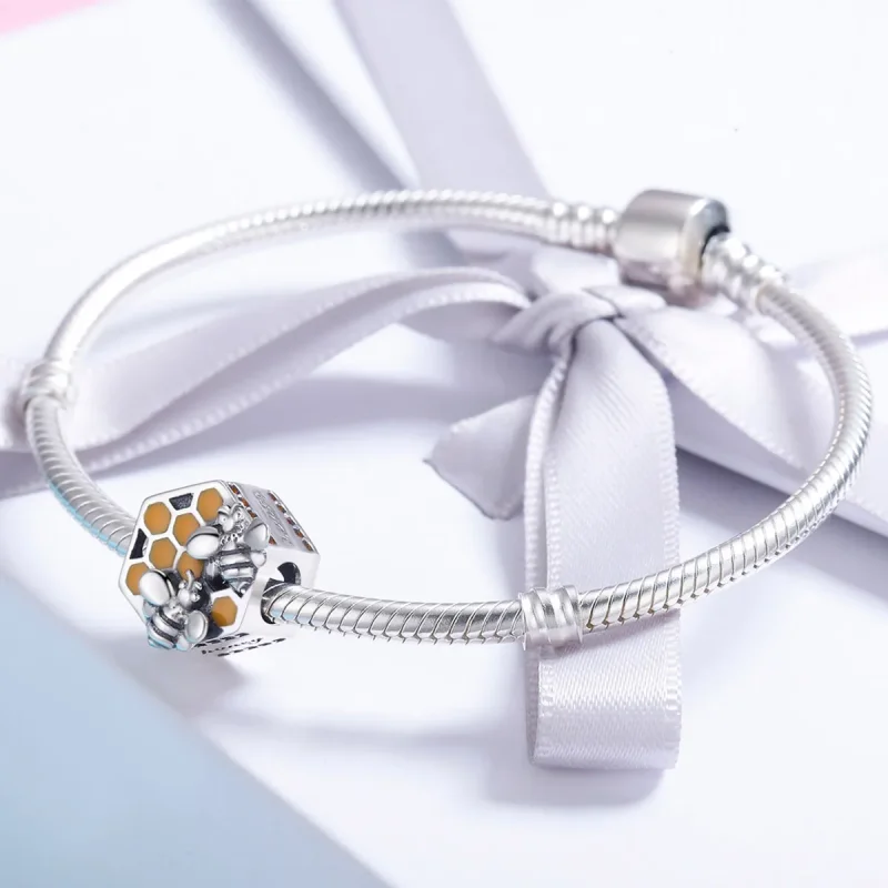 (imagine pentru) Pandora Style Charm de Argint cu Fagure - SCC500 - Vizualizare 4