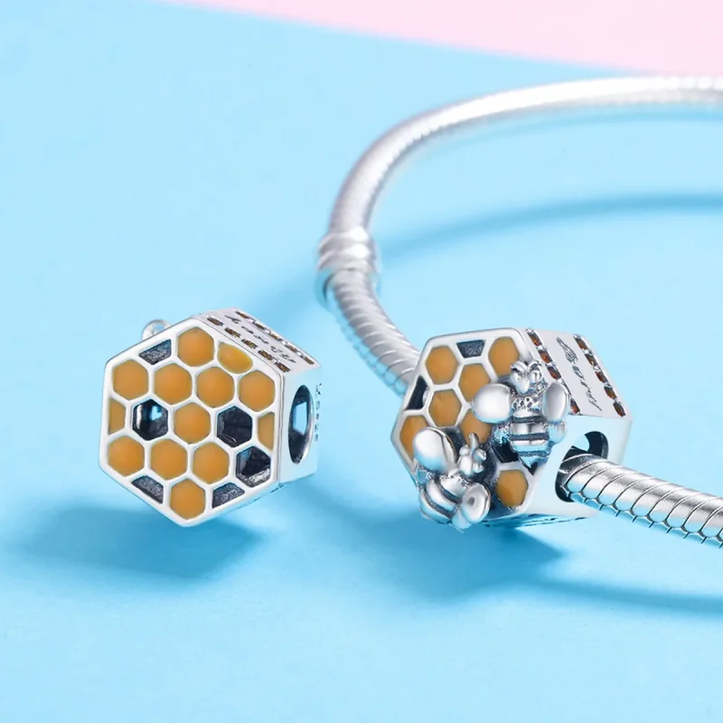 (imagine pentru) Pandora Style Charm de Argint cu Fagure - SCC500 - Vizualizare 5