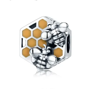 (imagine pentru) Pandora Style Charm de Argint cu Fagure - SCC500