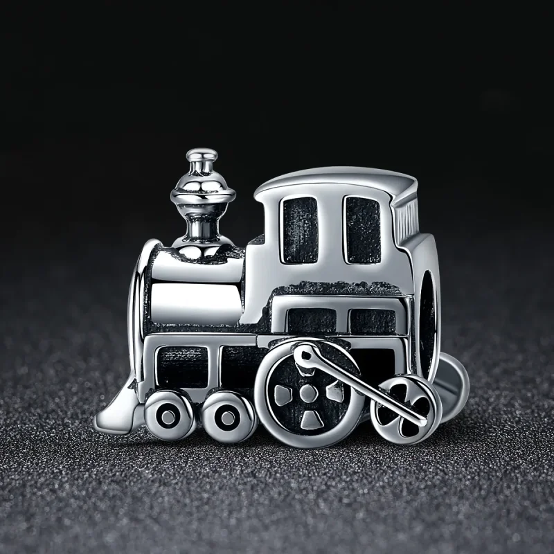 (imagine pentru) Pandora Style Charm cu Tren Vintaj din Argint - SCC507 - Vizualizare 2