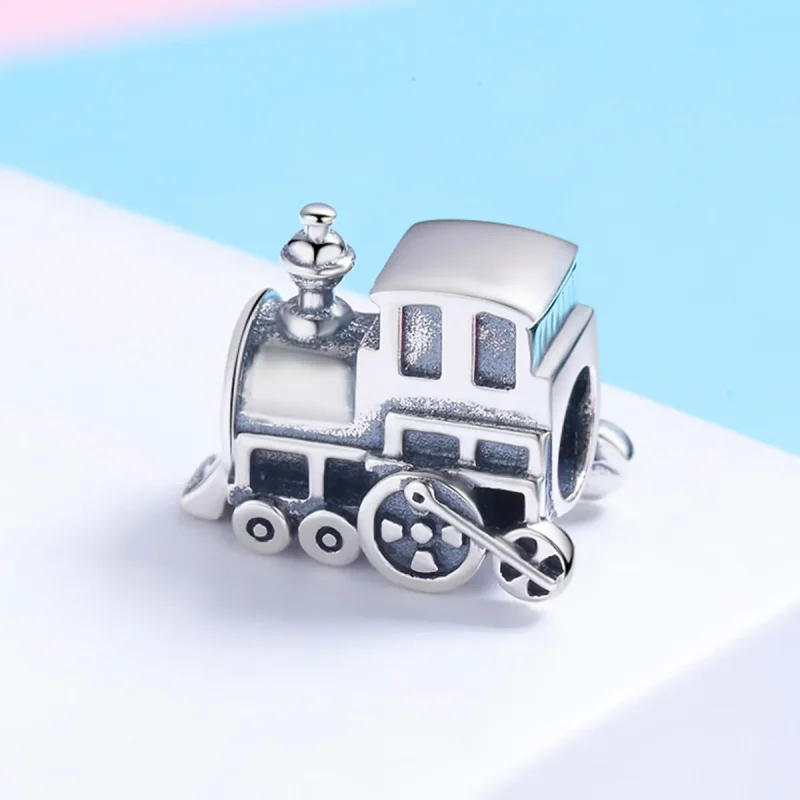 (imagine pentru) Pandora Style Charm cu Tren Vintaj din Argint - SCC507 - Vizualizare 3