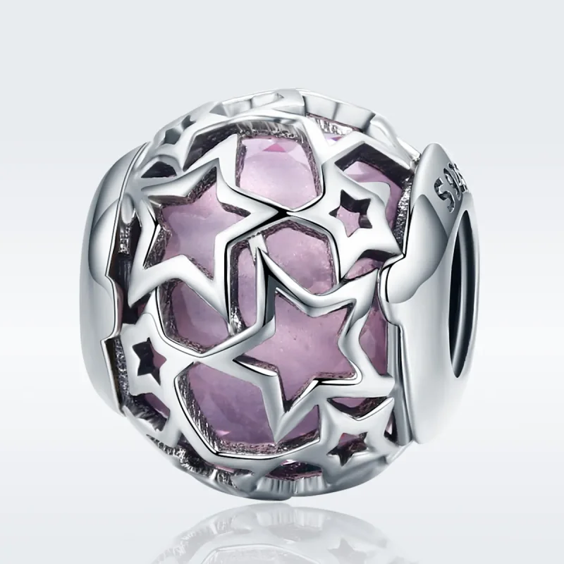 (imagine pentru) Pandora Style Inel Romantic Stele Charm - SCC510 - Vizualizare 2