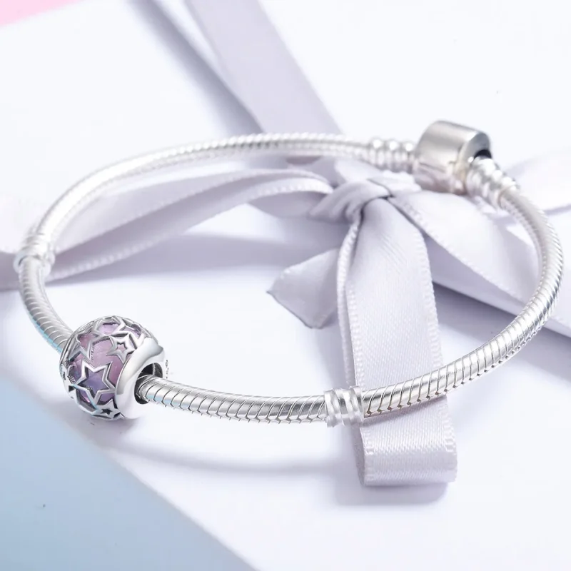 (imagine pentru) Pandora Style Inel Romantic Stele Charm - SCC510 - Vizualizare 4