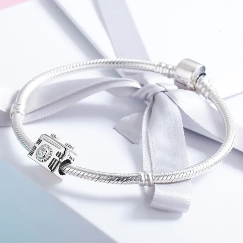 (imagine pentru) Pandora Stil Cameră de Argint în Charm de Amintire - SCC516 - Vizualizare 4