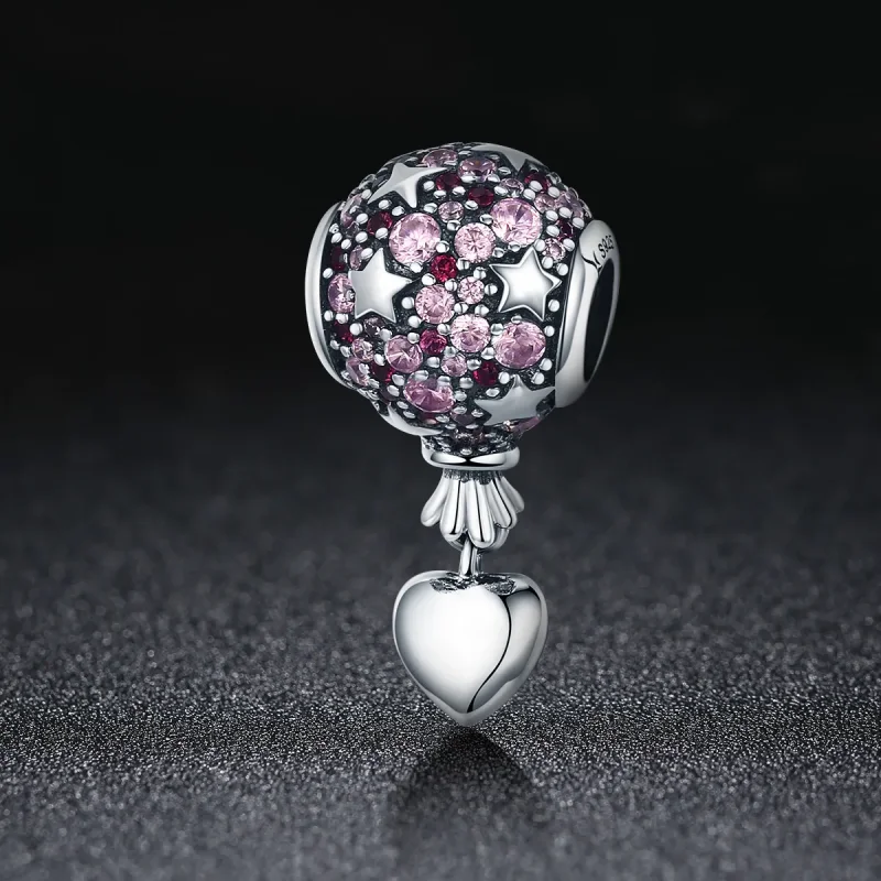 (imagine pentru) Pandora Style Charm de Argint cu Balon de Mărturisire - SCC517 - Vizualizare 2