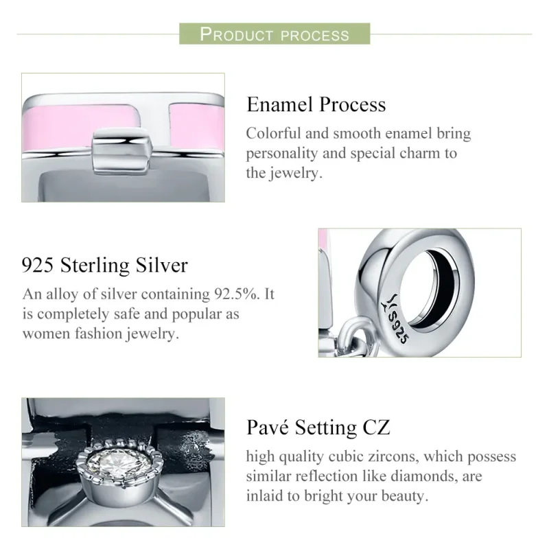 (imagine pentru) Pandora Style Charm de Argint pentru Căsătorie - SCC549 - Vizualizare 3