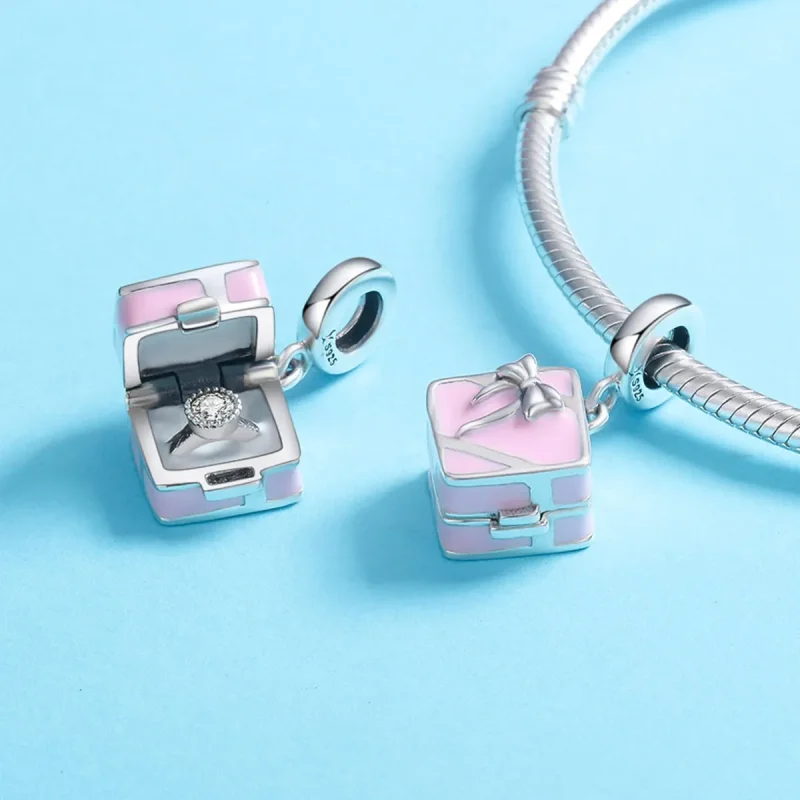 (imagine pentru) Pandora Style Charm de Argint pentru Căsătorie - SCC549 - Vizualizare 7