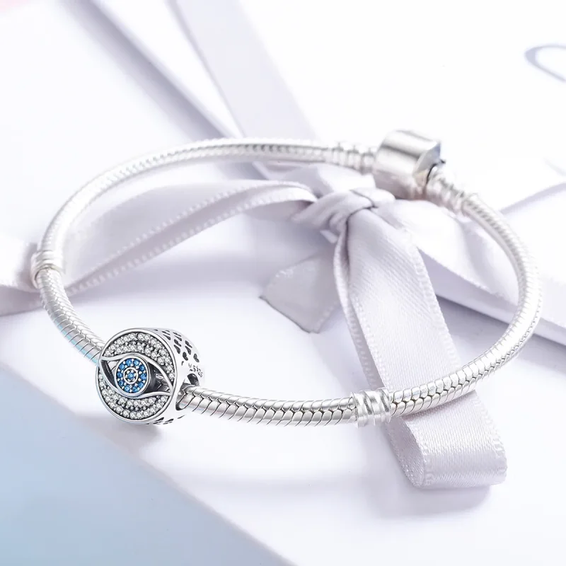 (imagine pentru) Pandora Style Charm de Argint cu Ochiprotector - SCC565 - Vizualizare 4