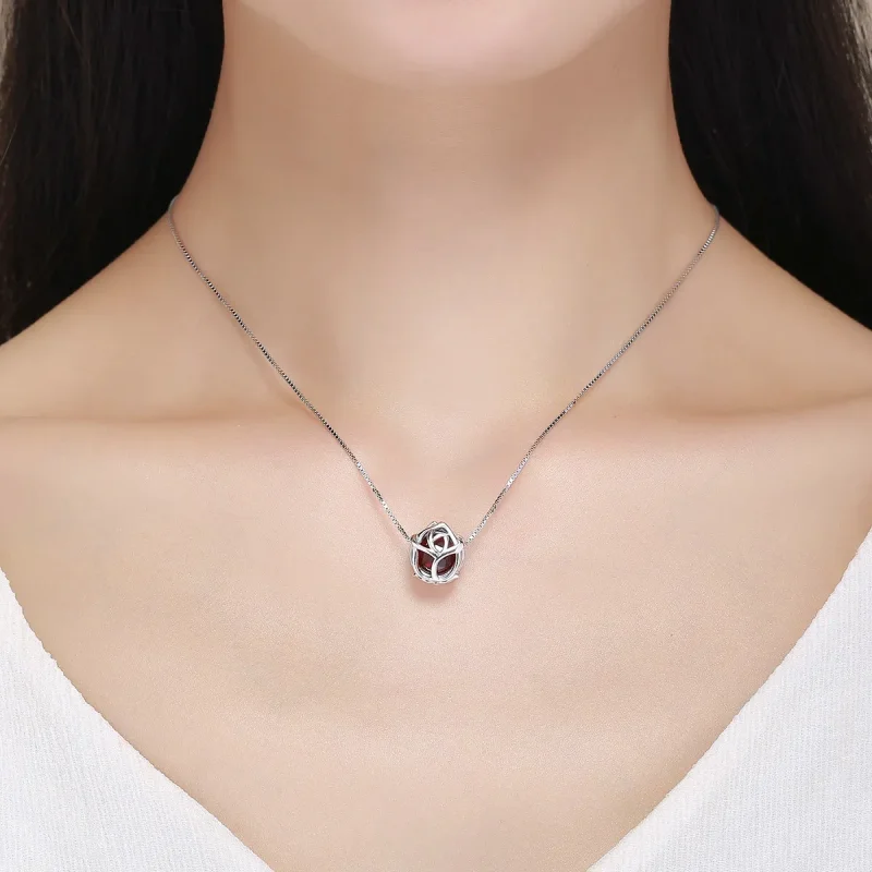 (imagine pentru) Pandora Style Charm de Argint cu Trandafiri Roșii - SCC568 - Vizualizare 6
