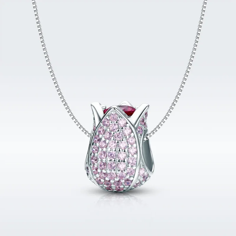 (imagine pentru) Pandora Style Charm de Argint cu Lalele - SCC569 - Vizualizare 3