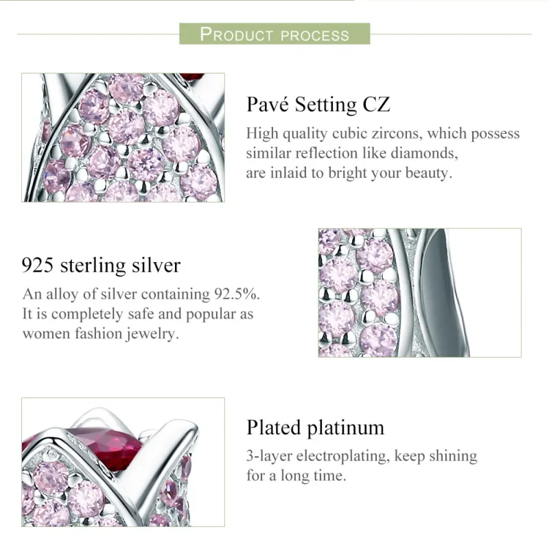 (imagine pentru) Pandora Style Charm de Argint cu Lalele - SCC569 - Vizualizare 8