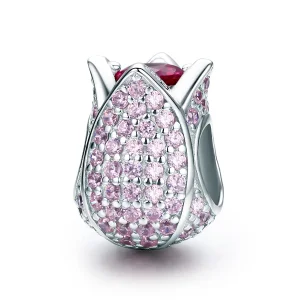 (imagine pentru) Pandora Style Charm de Argint cu Lalele - SCC569