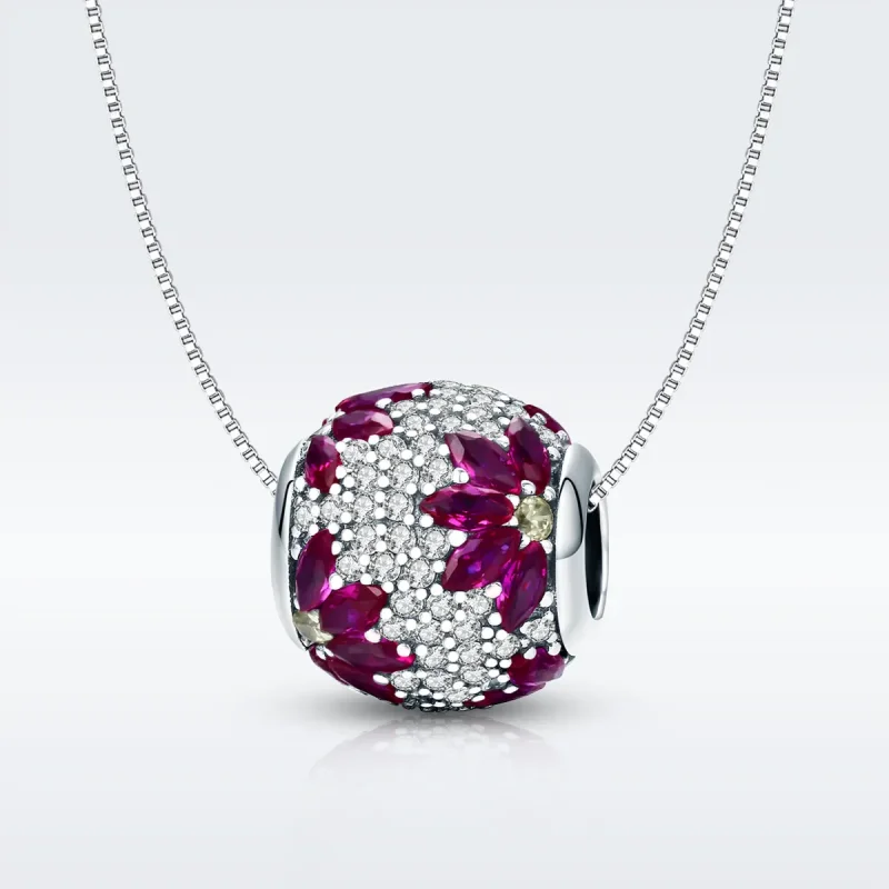(imagine pentru) Pandora Style Charm cu Peisaj de Primăvară Argintiu - SCC570 - Vizualizare 2