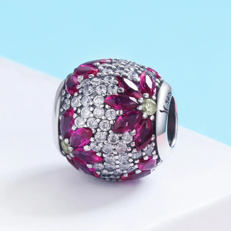 (imagine pentru) Pandora Style Charm cu Peisaj de Primăvară Argintiu - SCC570 - Vizualizare 4