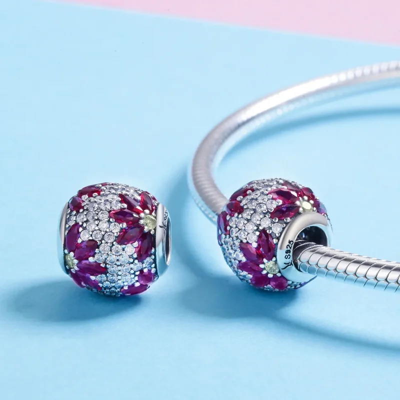 (imagine pentru) Pandora Style Charm cu Peisaj de Primăvară Argintiu - SCC570 - Vizualizare 5