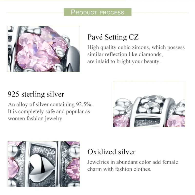 (imagine pentru) Pandora Style Charm de Argint Mare Iubire - SCC580 - Vizualizare 8