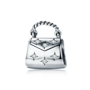 (imagine pentru) Pandora Style Silver Elegant Shopping Bag Charm - SCC607