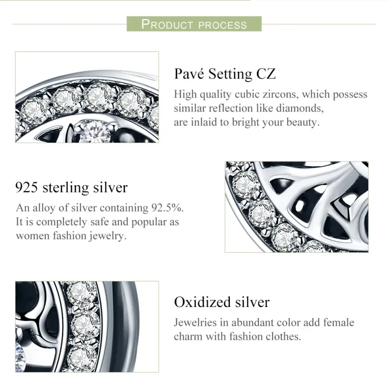 (imagine pentru) Pandora Style Charm de Argint Copacul Vieții - SCC616 - Vizualizare 7