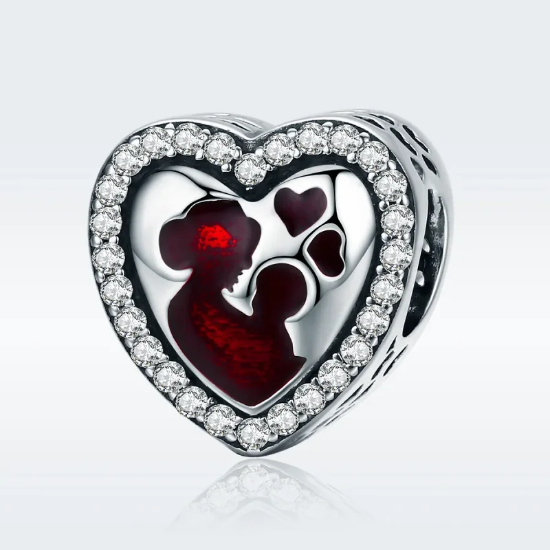 (imagine pentru) Pandora Style Charm din Argint pentru Mamă și Fiu - SCC634 - Vizualizare 2