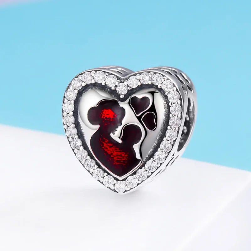 (imagine pentru) Pandora Style Charm din Argint pentru Mamă și Fiu - SCC634 - Vizualizare 5