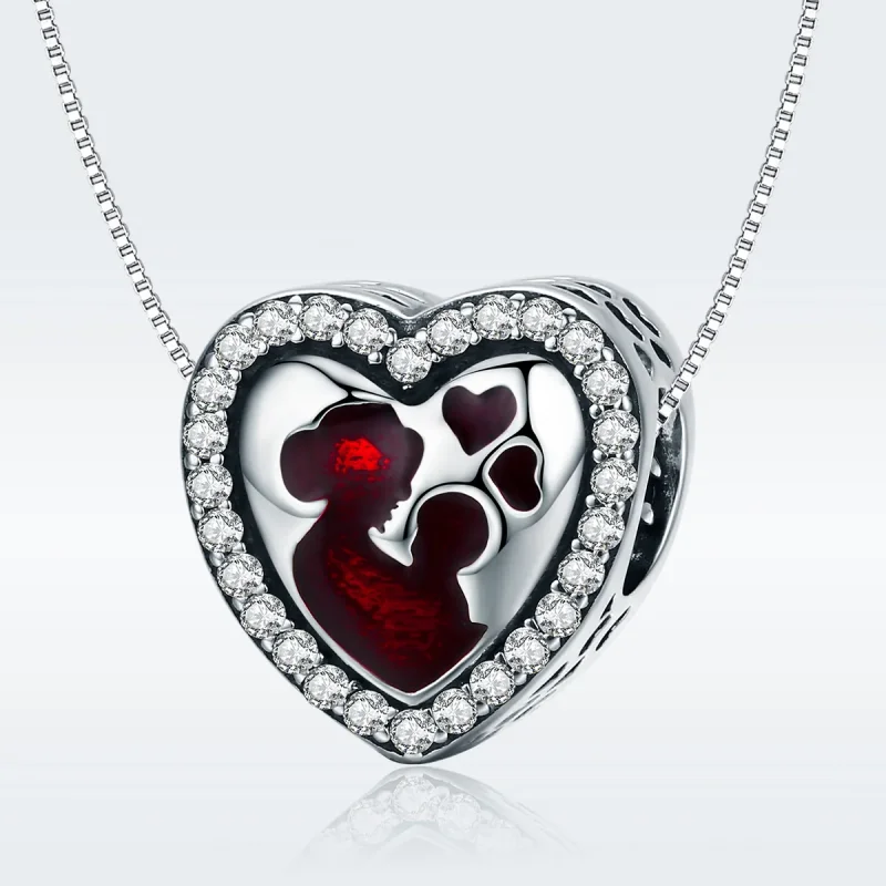 (imagine pentru) Pandora Style Charm din Argint pentru Mamă și Fiu - SCC634 - Vizualizare 8