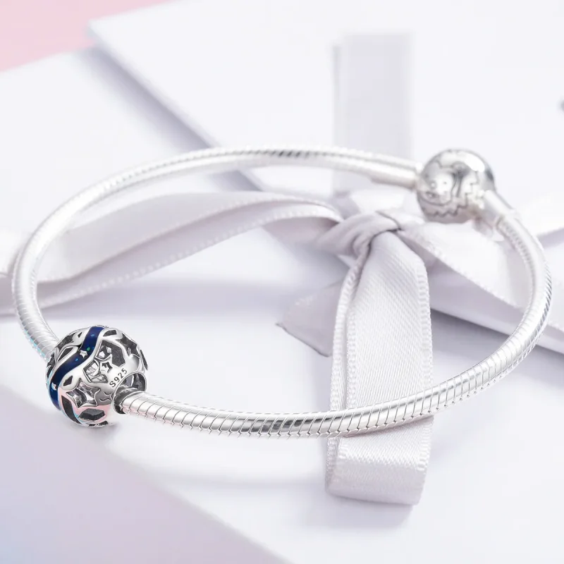(imagine pentru) Pandora Style Argint Pandantiv Râul cu Stele Strălucitoare - SCC640 - Vizualizare 4