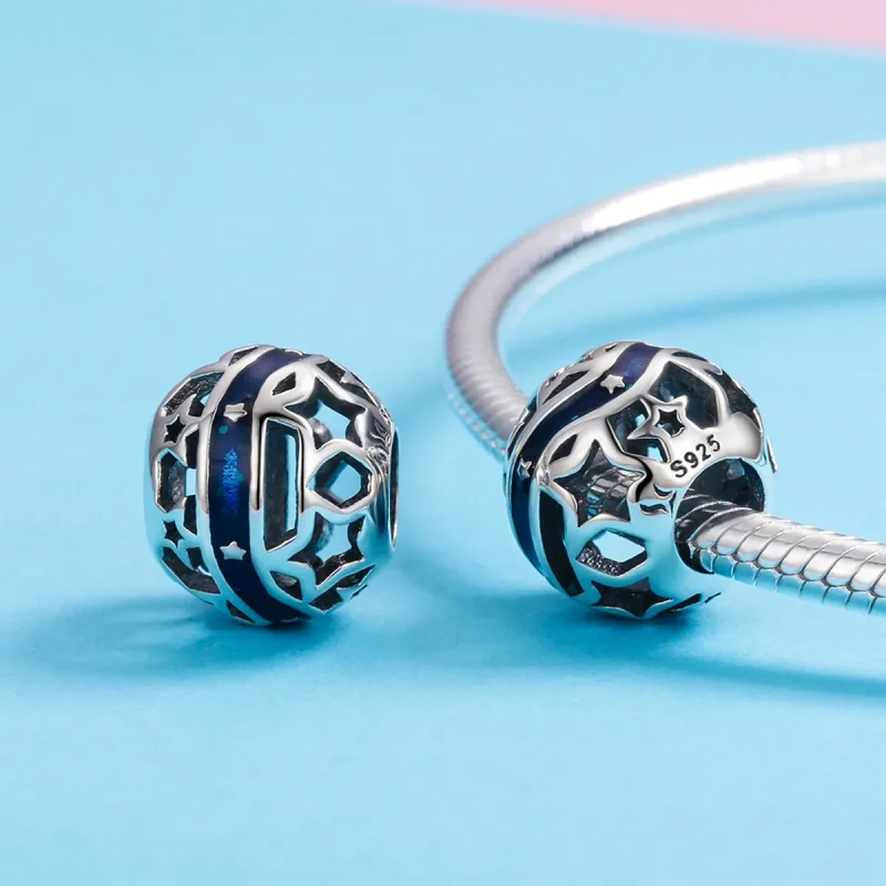 (imagine pentru) Pandora Style Argint Pandantiv Râul cu Stele Strălucitoare - SCC640 - Vizualizare 5