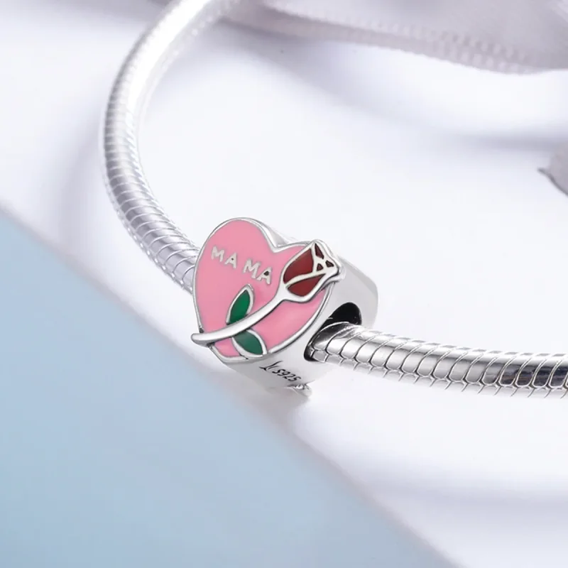 (imagine pentru) Pandora Style Charm de Argint Mamei Confesiunea Iubirii - SCC652 - Vizualizare 4