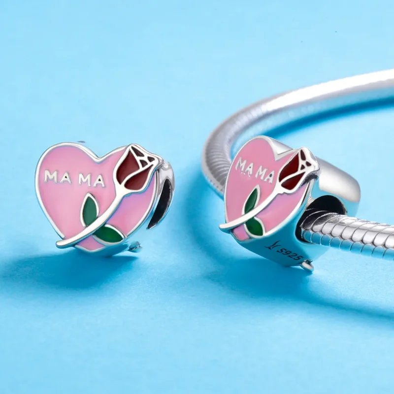 (imagine pentru) Pandora Style Charm de Argint Mamei Confesiunea Iubirii - SCC652 - Vizualizare 5